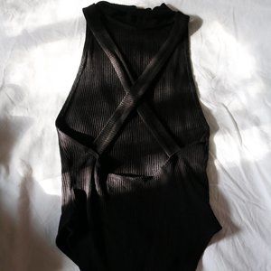 Cross-back Bodysuit
